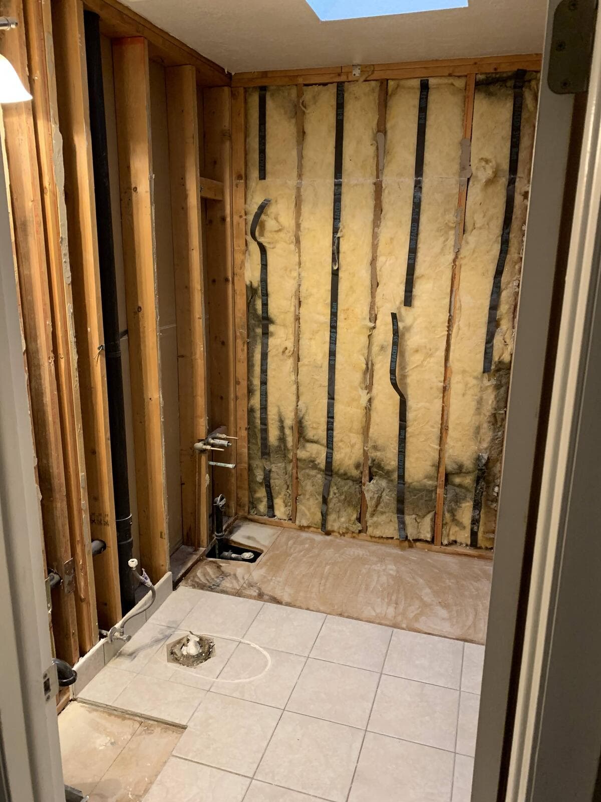 After Full Bathroom Demolition project