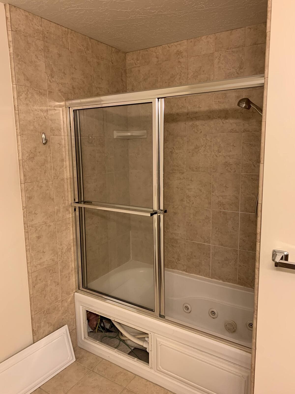 Before Bathroom Renovation Demo project