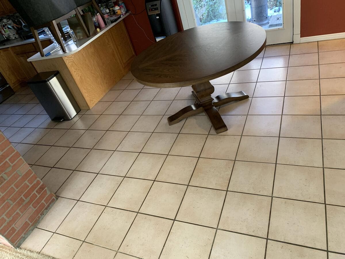 Before Kitchen Floor Demolition project