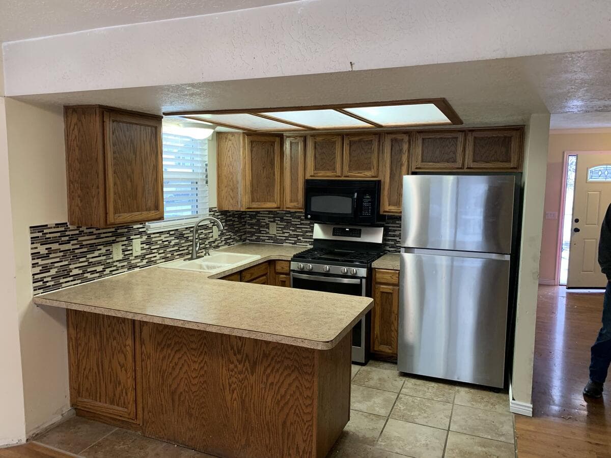 Before Compact Kitchen Demo project